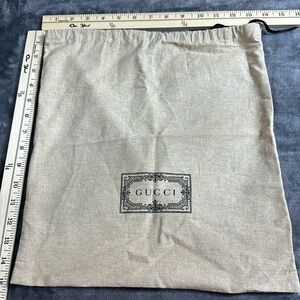 Gucci dust bag new